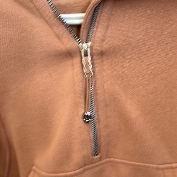 Pink Long Sleeve Cropped Hoodie lululemon scuba - Picture 4 of 5